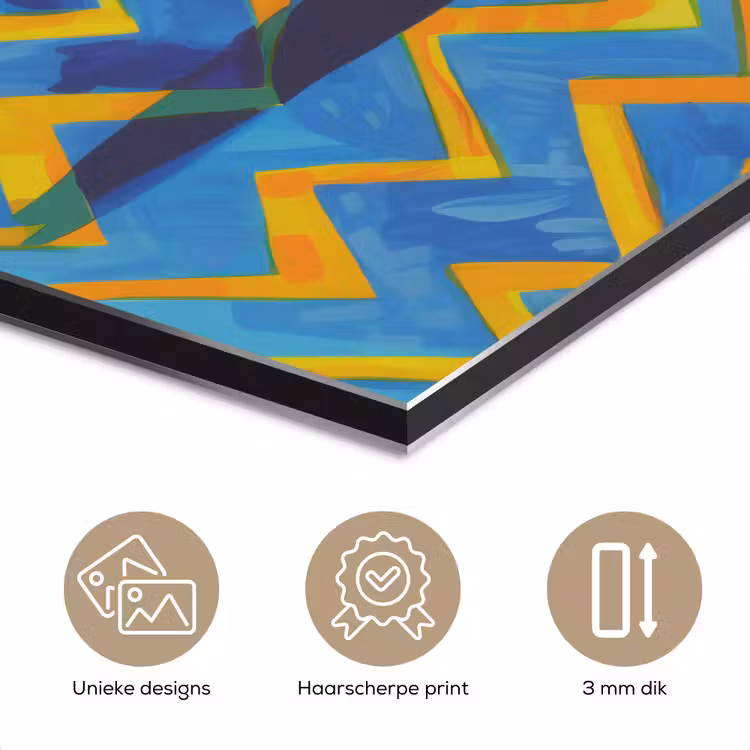 Mok - Koffie - Zigzag - Slagroom aluminium wit klein -closeup_NL