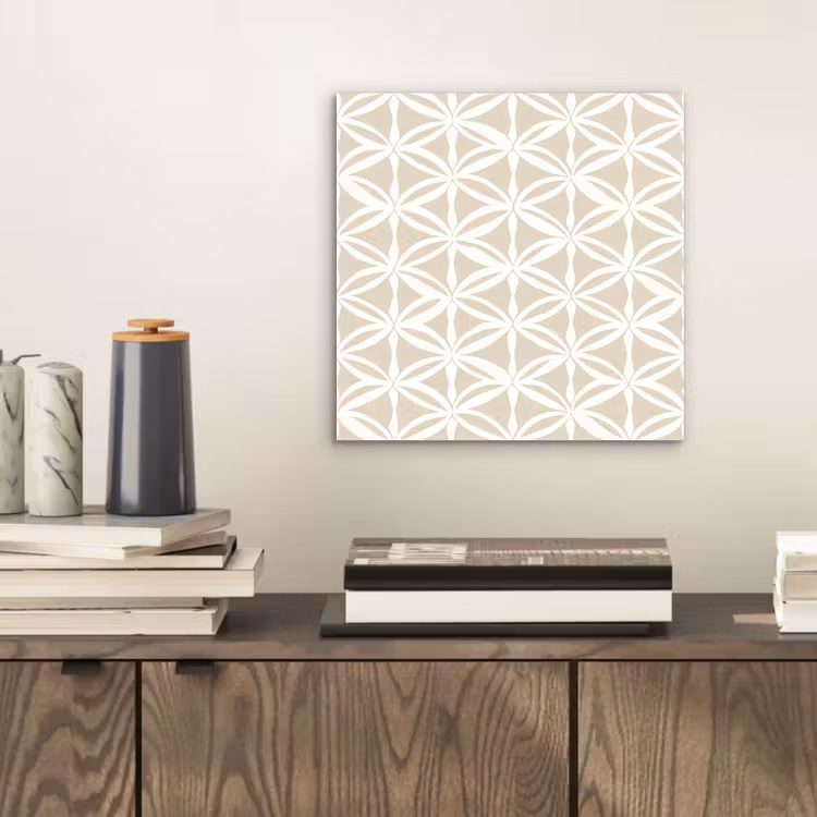Motief - Modern - Beige aluminium wit klein 46 -sfeer1
