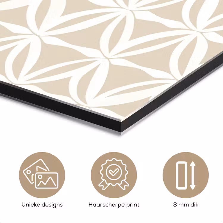 Motief - Modern - Beige aluminium wit klein 46 -closeup_NL