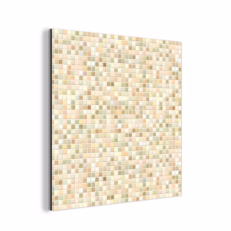 Mozaïek - Patroon - Beige aluminium wit klein 46 -3d