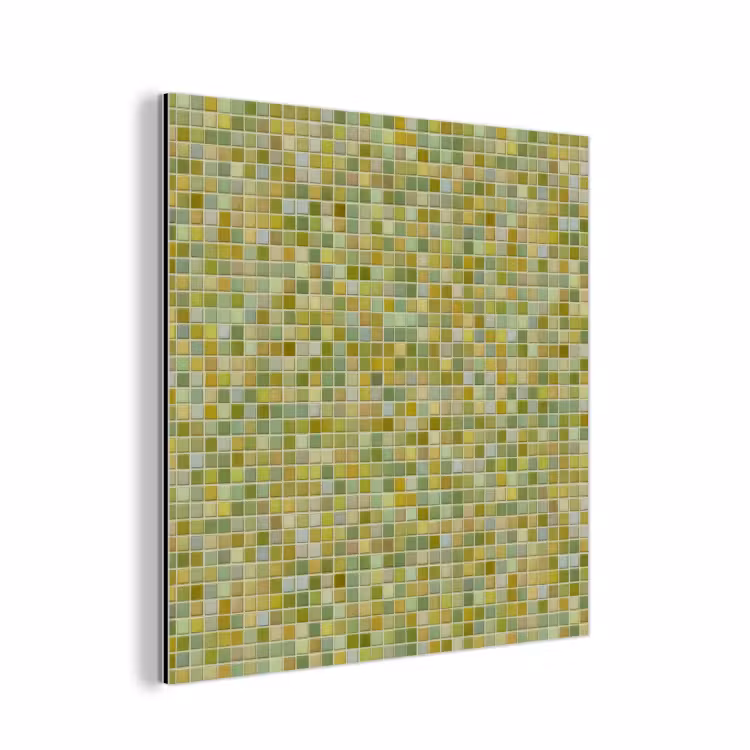 Mozaïek - Patroon - Groen aluminium wit klein 46 -3d