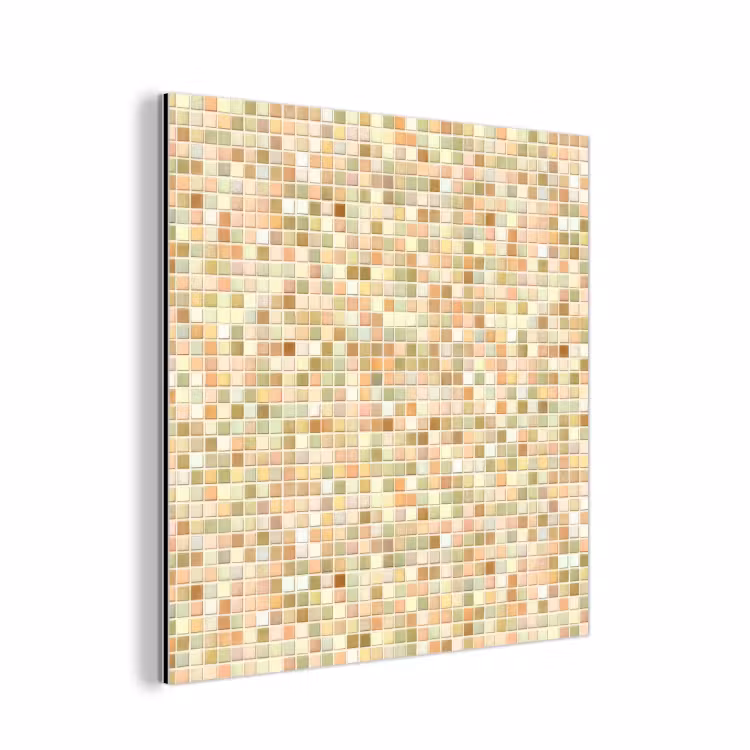 Mozaïek - Patroon - Terracotta aluminium wit klein 46 -3d