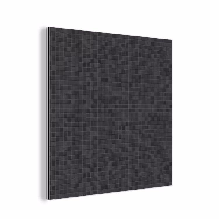 Mozaïek - Patroon - Zwart aluminium wit klein 46 -3d