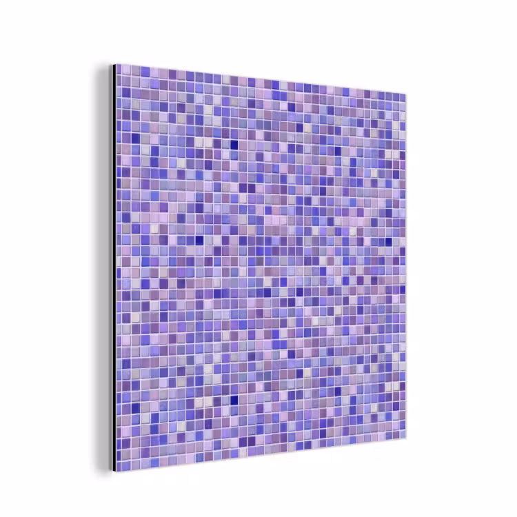 Mozaïek - Tegels - Lila - Amethist aluminium wit klein 46 -3d
