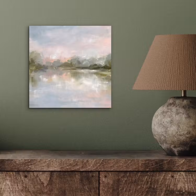 Natuur - Landschap - Abstract - Water - Groen aluminium wit klein -sfeer2