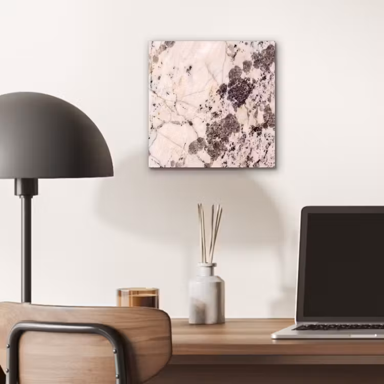 Natuursteen - Patroon - Abstract - Beige - Grijs aluminium wit klein -sfeer5