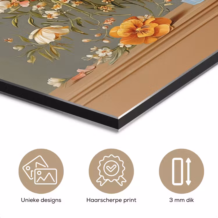 Neutral - Bloemen - Boeket - Vaas aluminium wit klein -closeup_NL