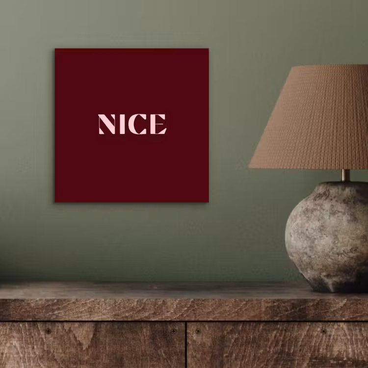Nice - Bordeaux - Roze aluminium wit klein -sfeer2
