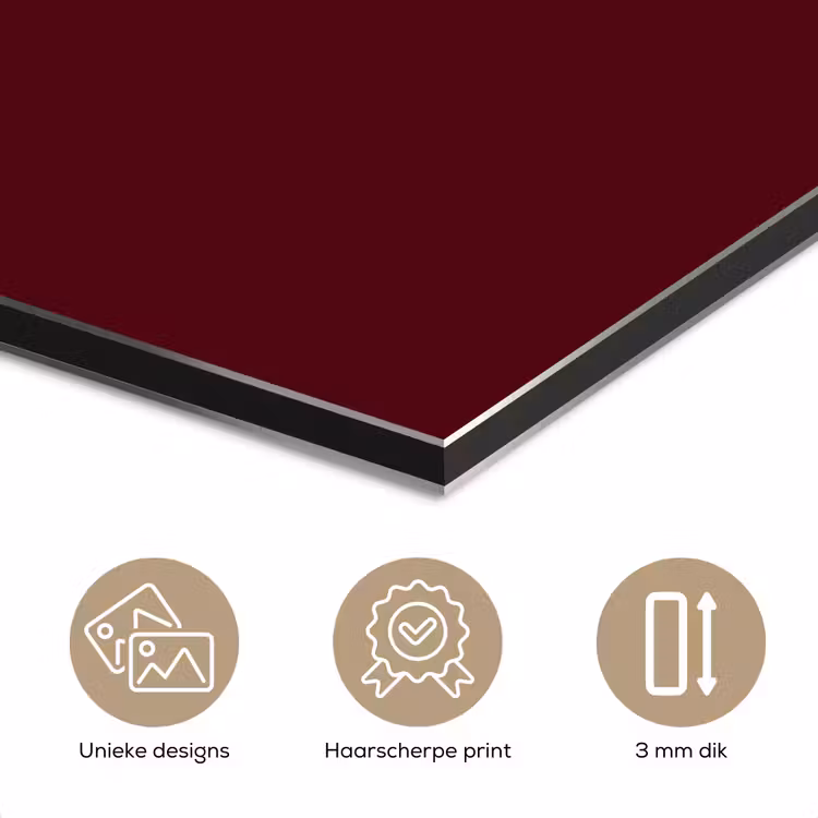 Nice - Bordeaux - Roze aluminium wit klein -closeup_NL