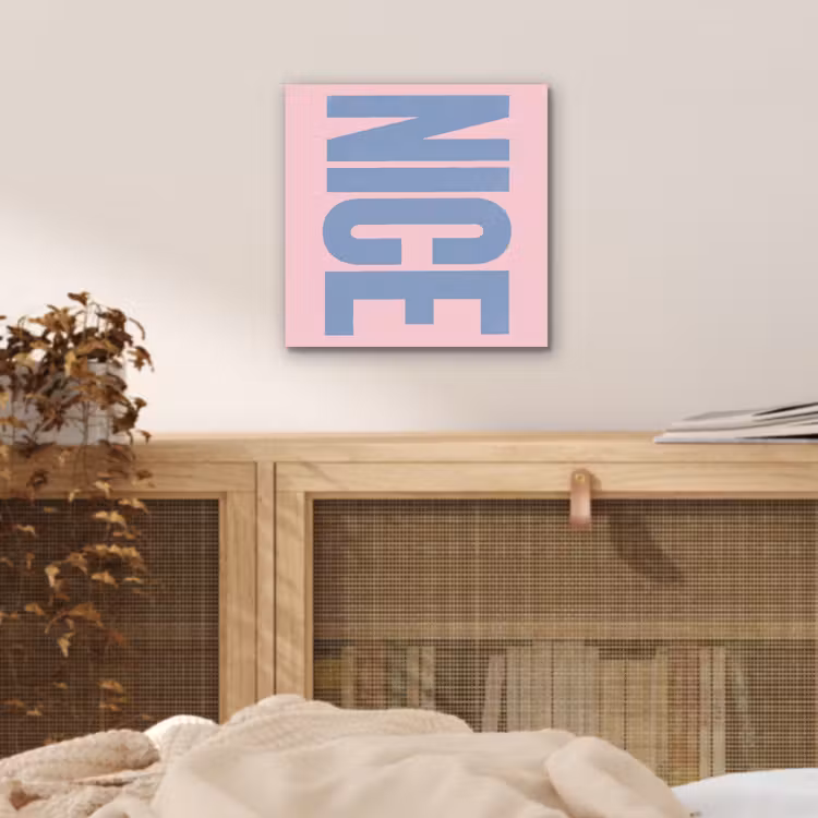 Nice - Paars - Roze aluminium wit klein -sfeer3