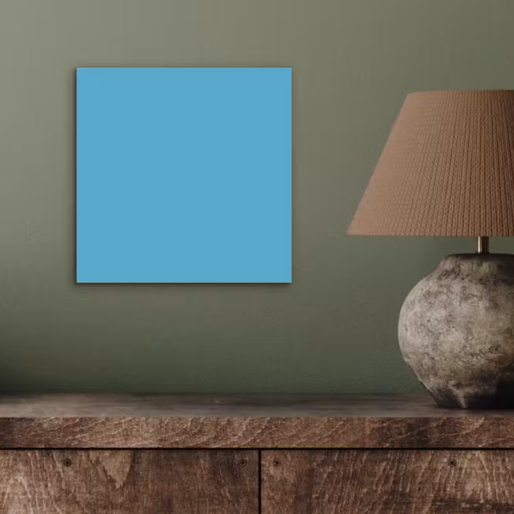 Ocean - Teal - Blauw aluminium wit klein 46 -sfeer2