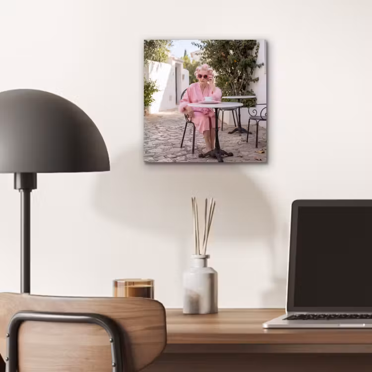 Ochtendjas - Krulspelden - Roze aluminium wit klein -sfeer5