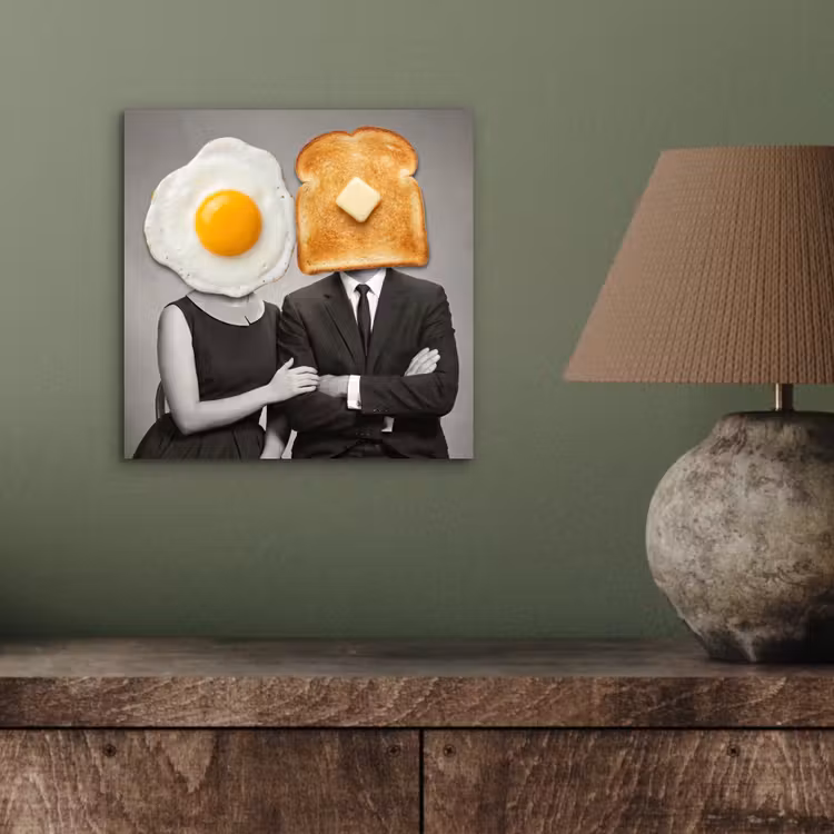 Ontbijt - Koppel - Ei - Brood aluminium wit klein -sfeer2