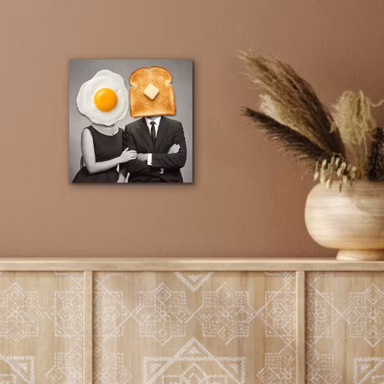 Ontbijt - Koppel - Ei - Brood aluminium wit klein -sfeer4