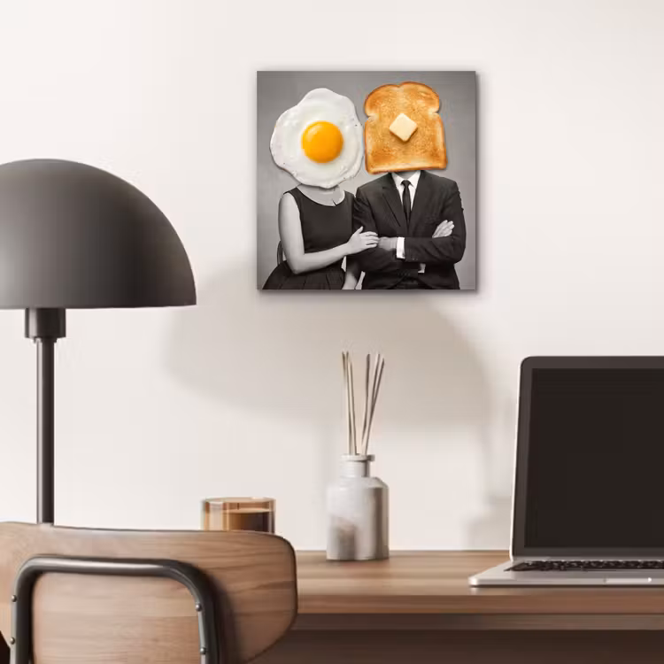 Ontbijt - Koppel - Ei - Brood aluminium wit klein -sfeer5