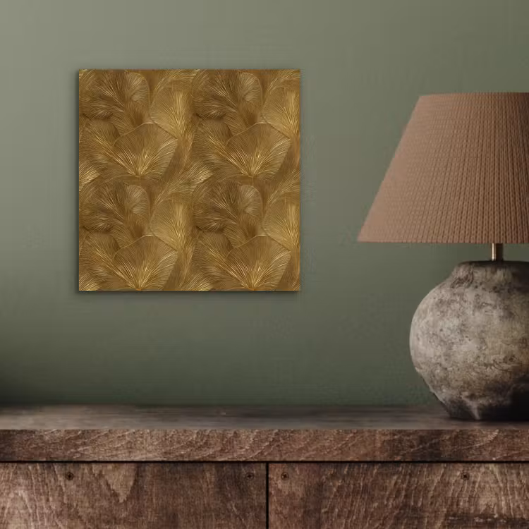 Organisch - Lijnen - Goud aluminium wit klein 46 -sfeer2