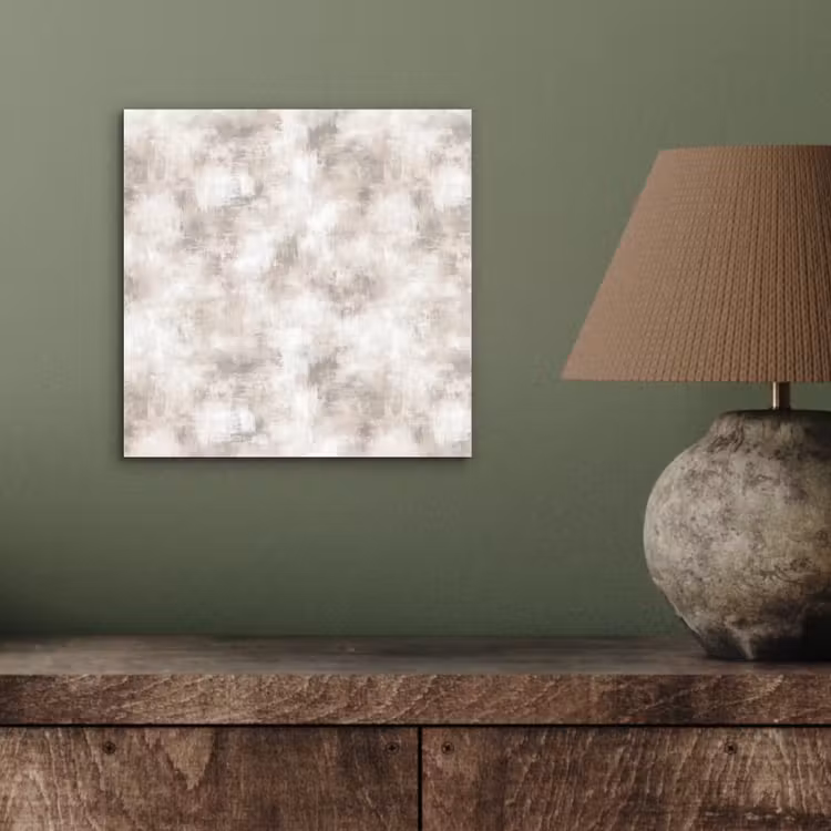 Organisch - Patroon - Gemêleerd aluminium wit klein 46 -sfeer2