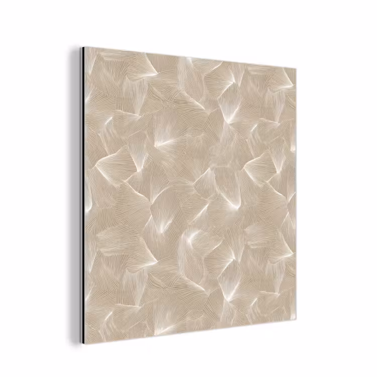 Organisch - Textuur - Beige aluminium wit klein 46 -3d