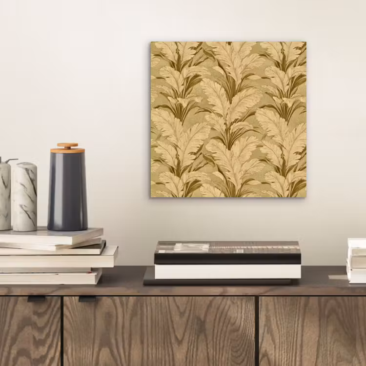Palmbladeren - Klassiek - Groen aluminium wit klein 46 -sfeer1