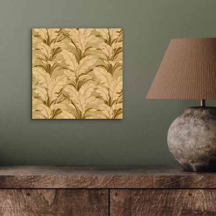 Palmbladeren - Klassiek - Groen aluminium wit klein 46 -sfeer2