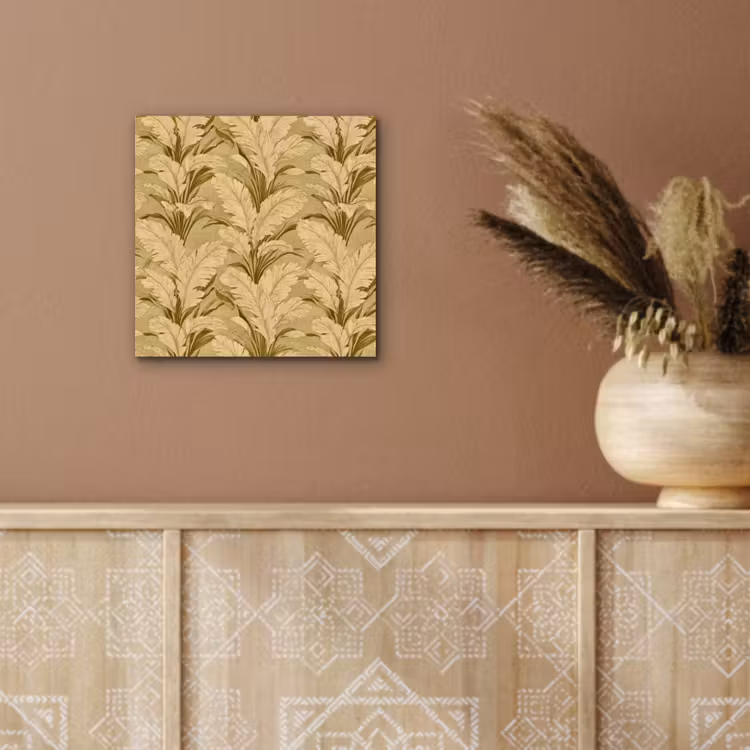 Palmbladeren - Klassiek - Groen aluminium wit klein 46 -sfeer4