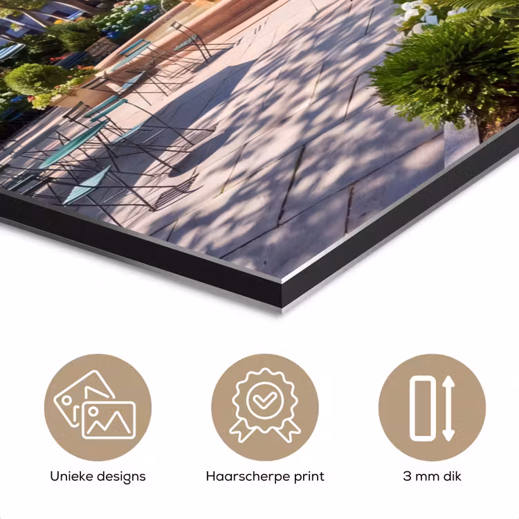 Park - Fontein - Stad - Natuur aluminium wit klein -closeup_NL