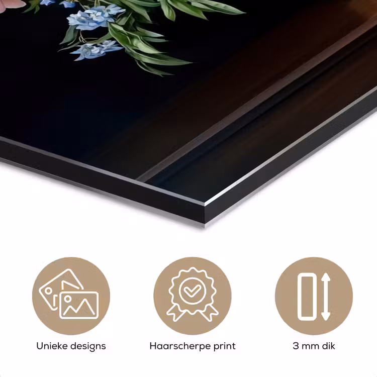 Pastel - Bloemen - Glazen - Vaas aluminium wit klein -closeup_NL