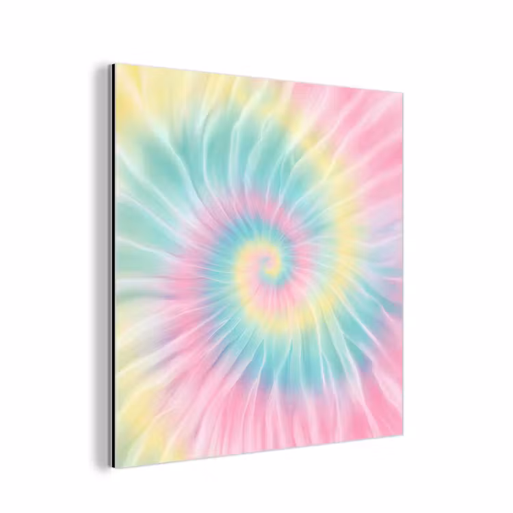 Pasteltinten - Tie dye - Roze aluminium wit klein -3d