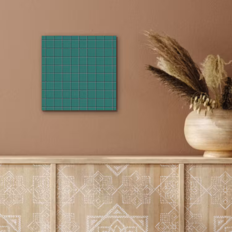 Patroon - Patroon - Smaragd aluminium wit klein 46 -sfeer4