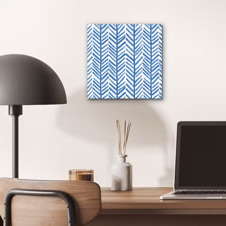 Patroon - Streep - Blauw aluminium wit klein 46 -sfeer5