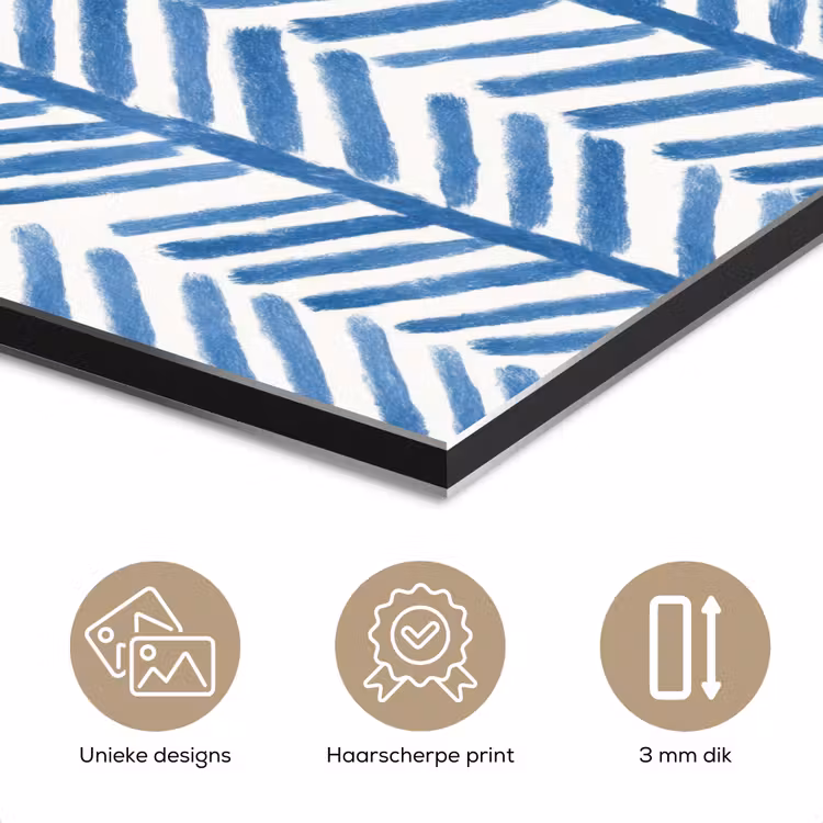 Patroon - Streep - Blauw aluminium wit klein 46 -closeup_NL