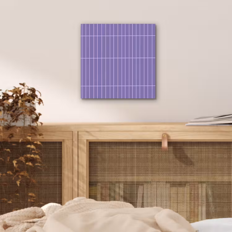 Patroon - Tegel - Lila aluminium wit klein 46 -sfeer3