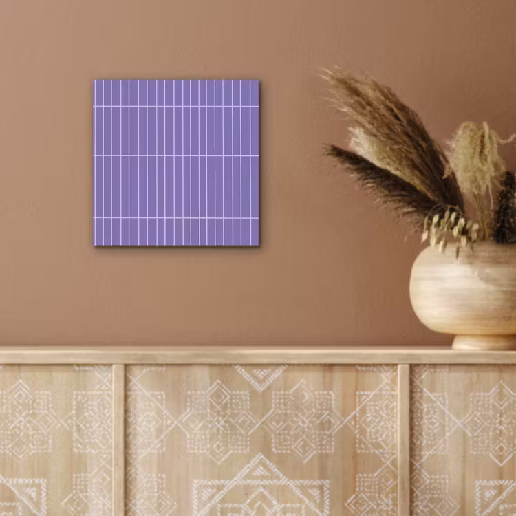 Patroon - Tegel - Lila aluminium wit klein 46 -sfeer4