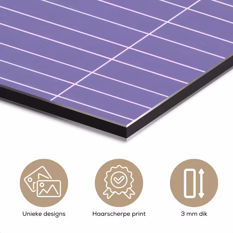 Patroon - Tegel - Lila aluminium wit klein 46 -closeup_NL
