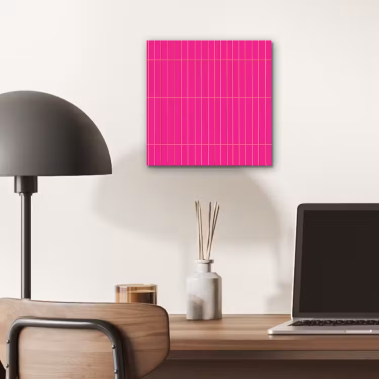 Patroon - Tegel - Magenta - Roze aluminium wit klein 46 -sfeer5