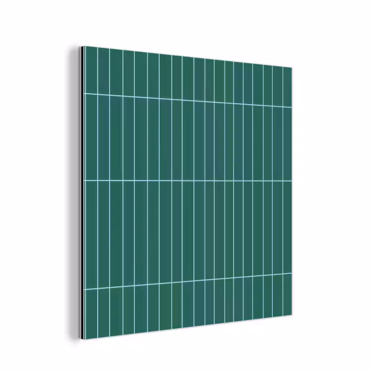 Patroon - Tegel - Saliegroen aluminium wit klein 46 -3d
