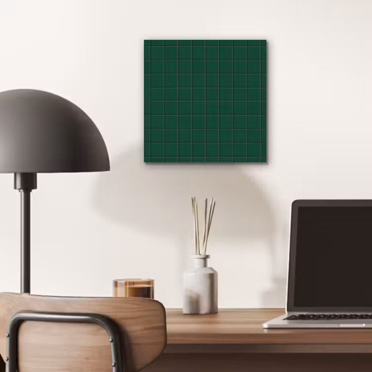 Patroon - Tegels - Dennen - Groen aluminium wit klein 46 -sfeer5