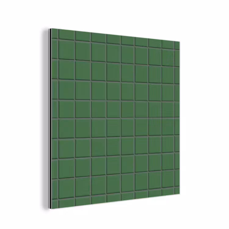 Patroon - Tegels - Groen aluminium wit klein 46 -3d