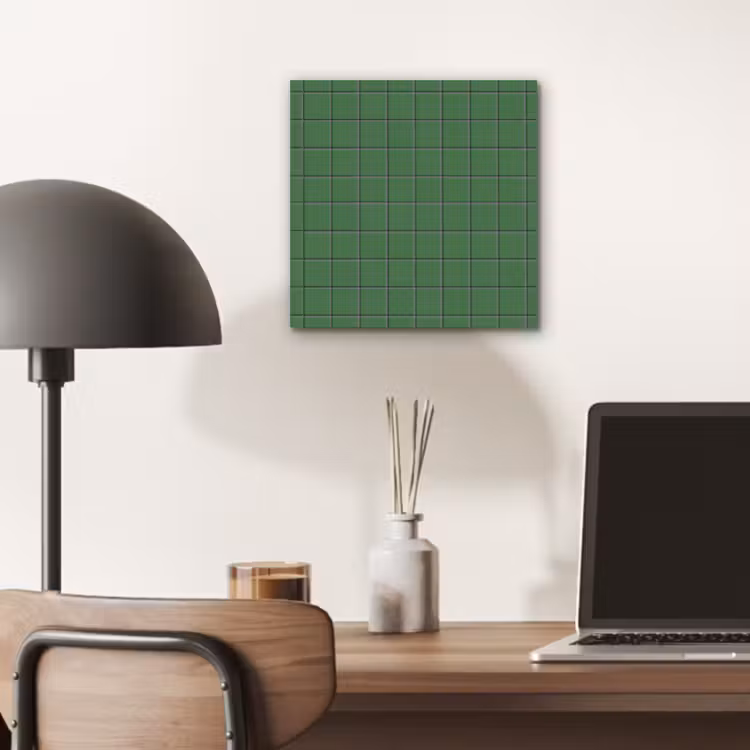 Patroon - Tegels - Groen aluminium wit klein 46 -sfeer5
