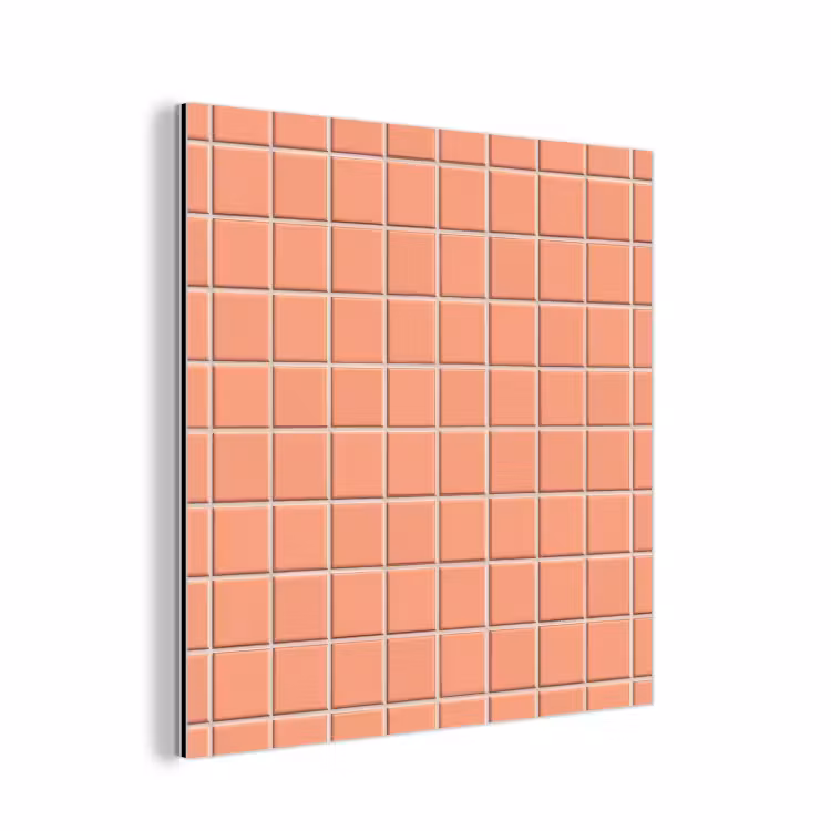 Patroon - Tegels - Perzik aluminium wit klein 46 -3d