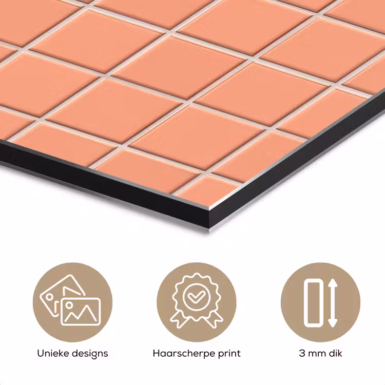 Patroon - Tegels - Perzik aluminium wit klein 46 -closeup_NL