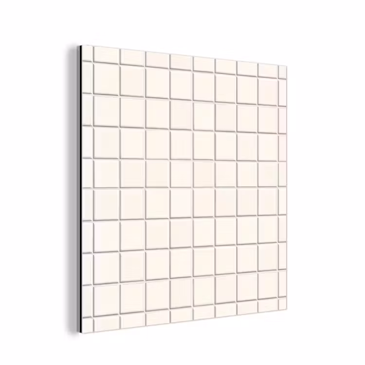 Patroon - Tegels - Wit aluminium wit klein 46 -3d