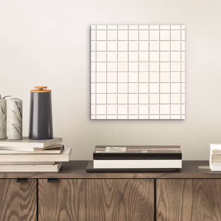 Patroon - Tegels - Wit aluminium wit klein 46 -sfeer1