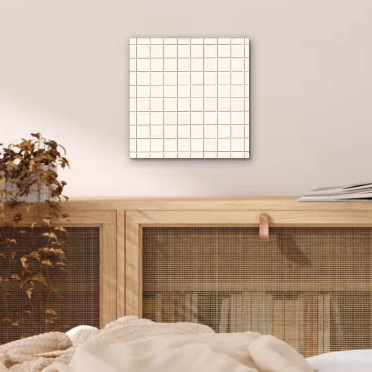 Patroon - Tegels - Wit aluminium wit klein 46 -sfeer3