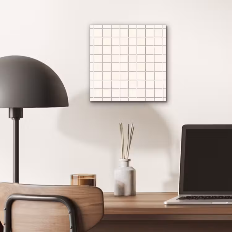 Patroon - Tegels - Wit aluminium wit klein 46 -sfeer5