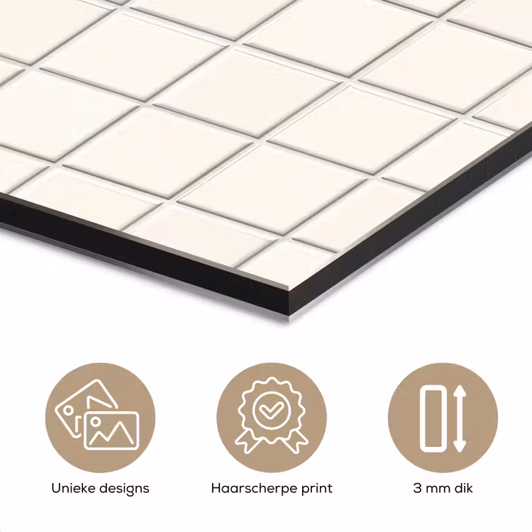 Patroon - Tegels - Wit aluminium wit klein 46 -closeup_NL