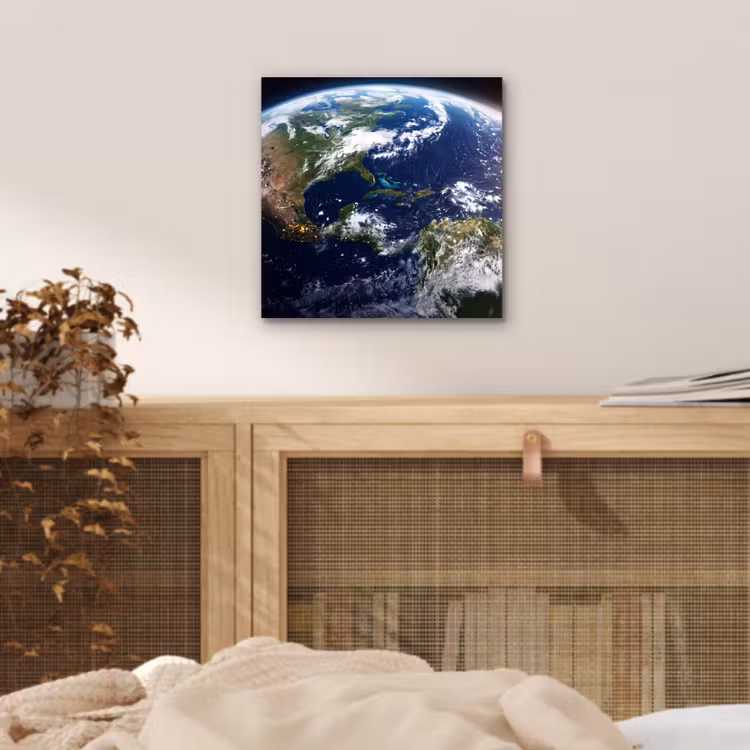 Aluminium schilderij - Planeet - Ruimte - Kosmos - Planeet - Ruimte - Kosmos aluminium wit klein