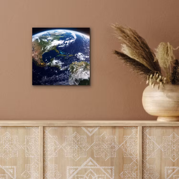 Aluminium schilderij - Planeet - Ruimte - Kosmos - Planeet - Ruimte - Kosmos aluminium wit klein