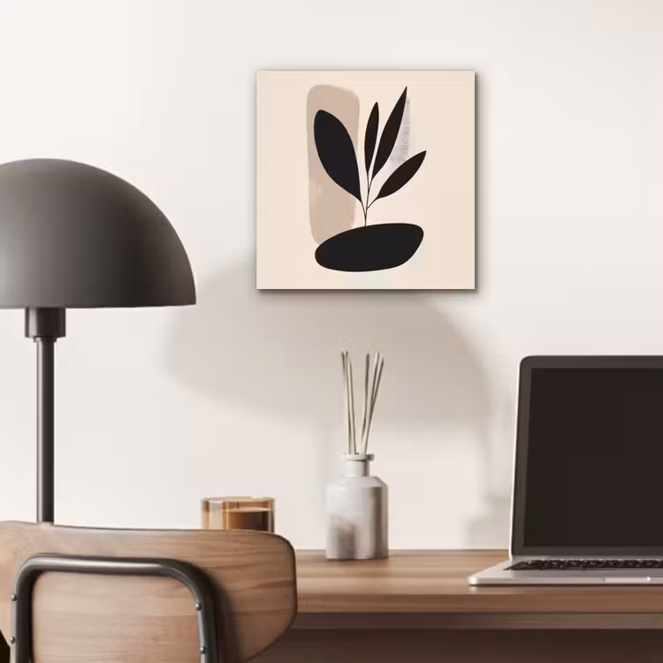 Plant - Beige - Japandi aluminium wit klein -sfeer5