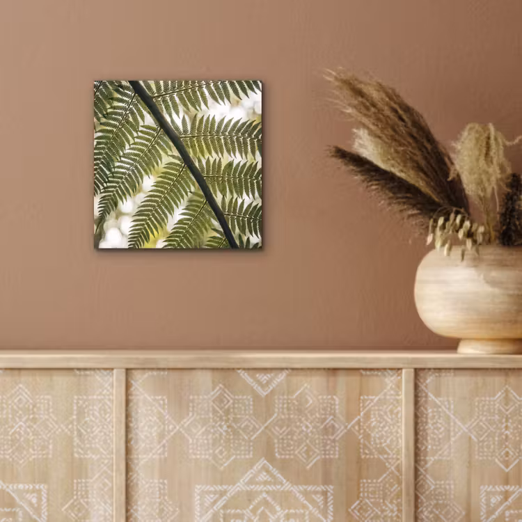 Plant - Blad - Natuur - Groen - Detail aluminium wit klein -sfeer4